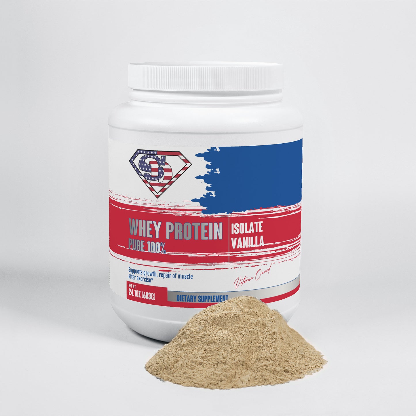 Pure3 100% Whey Protein Isolate (Vanilla)