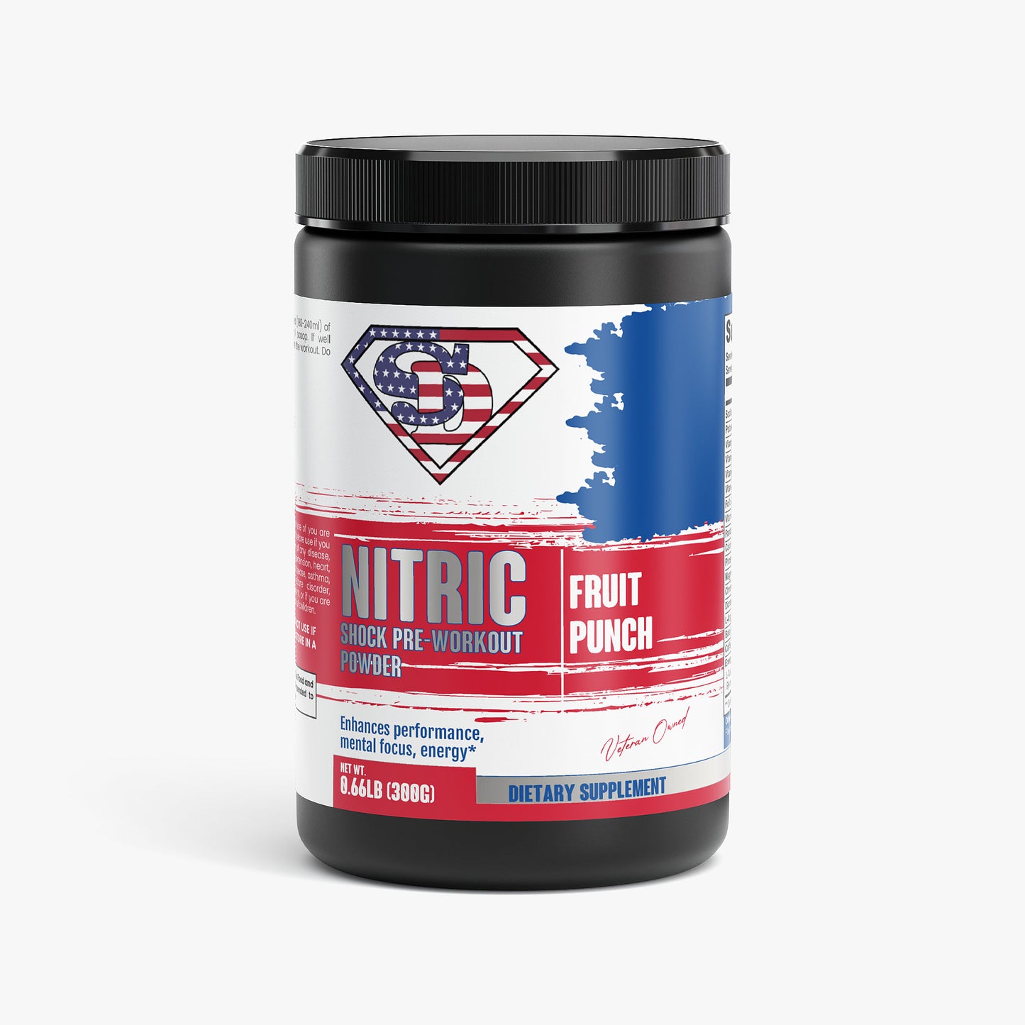Nitric Shock Pre-Workout Powder (Fruit Punch)