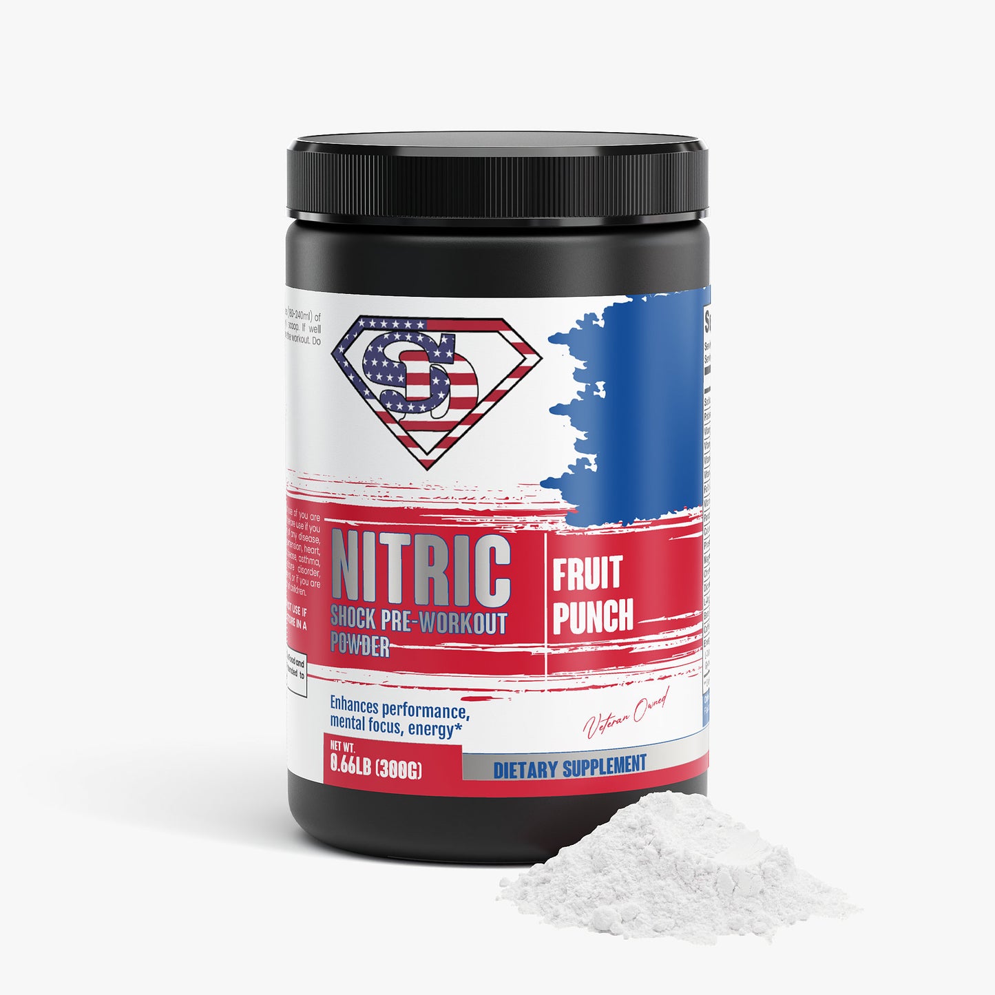 Nitric Shock Pre-Workout Powder (Fruit Punch)